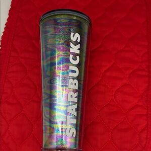 Starbucks Holographic Tumbler with Bold Logo 24 OZ